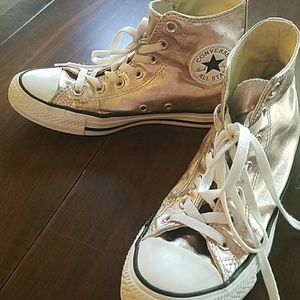 Rose Gold Converse All Star womens size 8/ mens 6